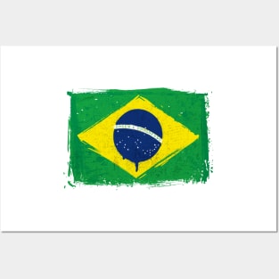 Brazil Flag Posters and Art